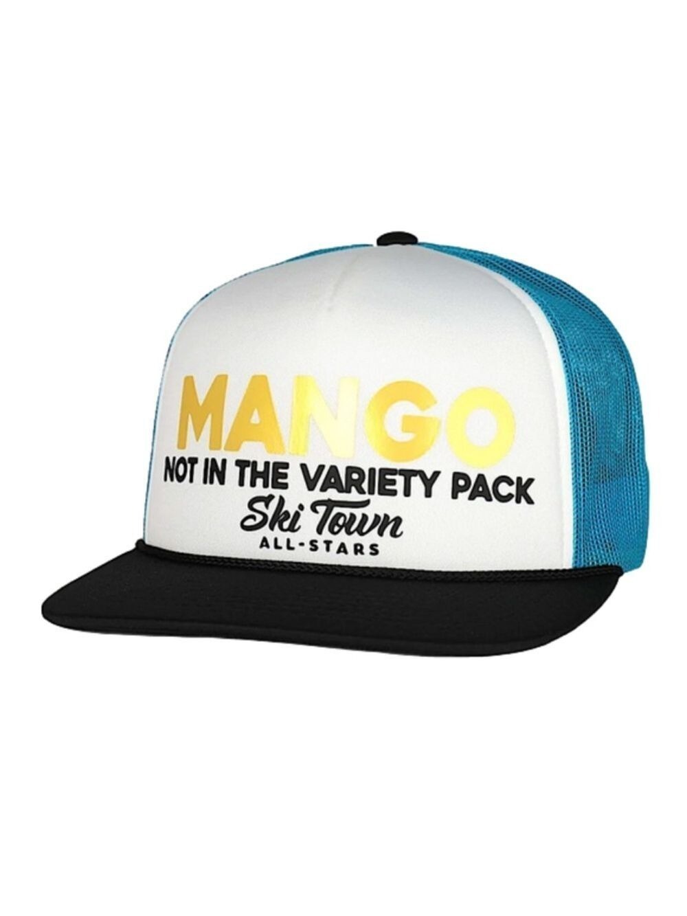 SKI TOWN ALL STARS Mango White Claw Trucker Hat